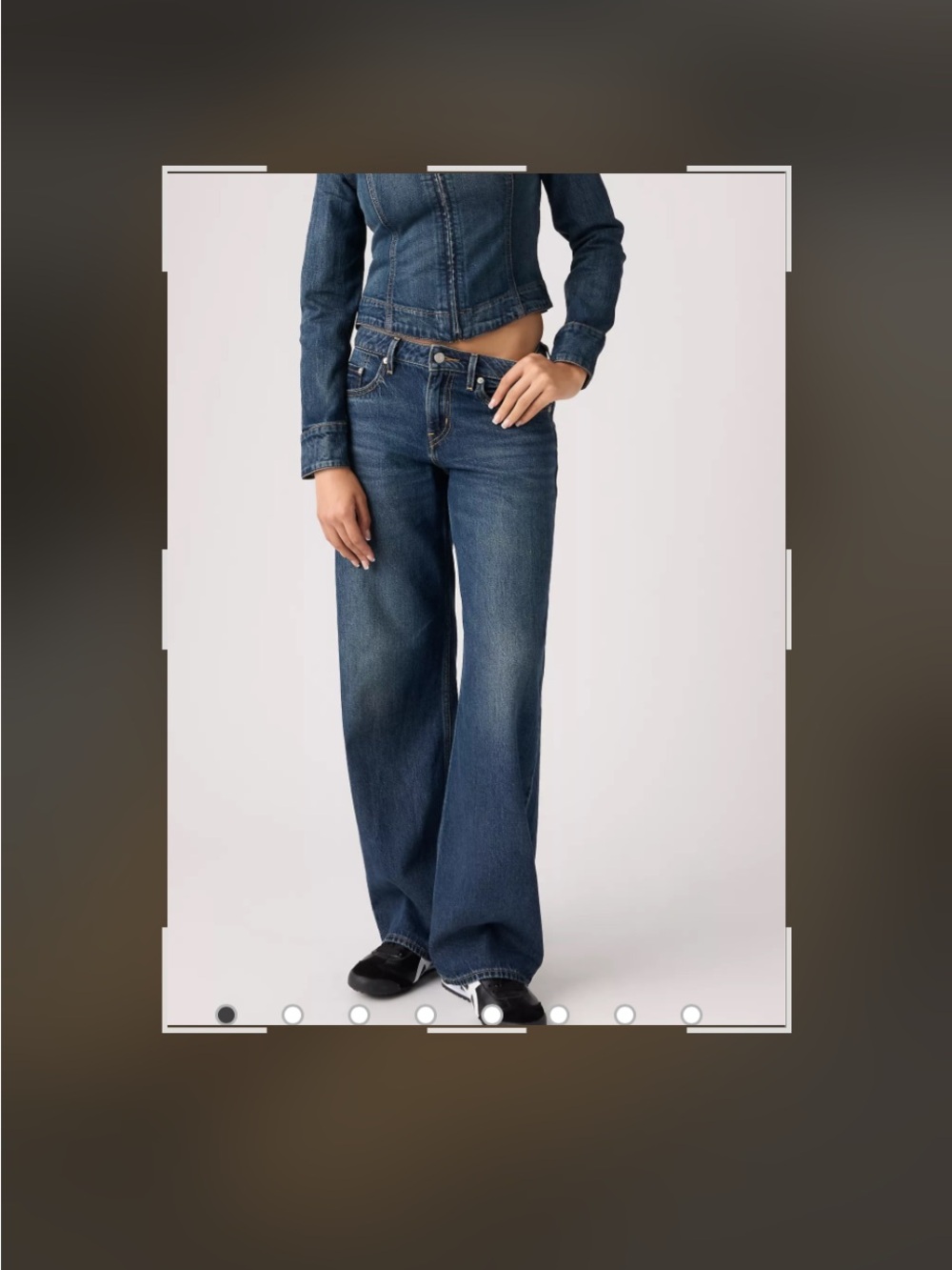 Levi's Dark Blue low loose jeans women’s size 28